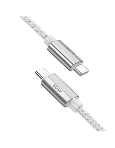 Câble HOCO Type C à Type C PD QC3.0 3A 60W U134 1,2 m gris