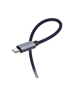 Câble HOCO Type C à Type C PD QC3.0 5A 240W U134 1,8 m bleu foncé 2