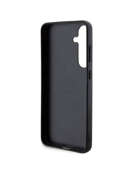 Véritable KARL LAGERFELD Case KLHCS24MPSAKCMPK pour SAMSUNG S24 Plus (SAFFIANO KC PIN) noir