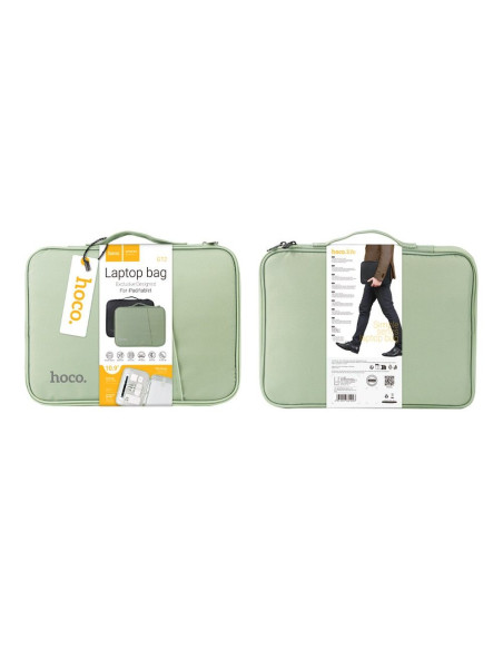 HOCO sacoche pour tablette / ordinateur portable / netbook 10.9" GT2 vert