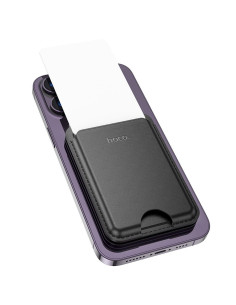 Portefeuille magnétique HOCO compatible avec MagSafe GT3 noir 2