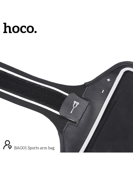 HOCO brassard pour smartphone BAG01 noir