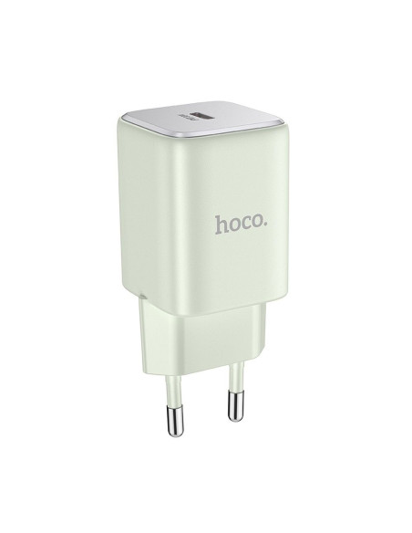 Chargeur HOCO Type C PD QC 30W GaN N43 vert