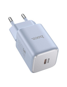 Chargeur HOCO Type C PD QC 30W GaN N43 bleu