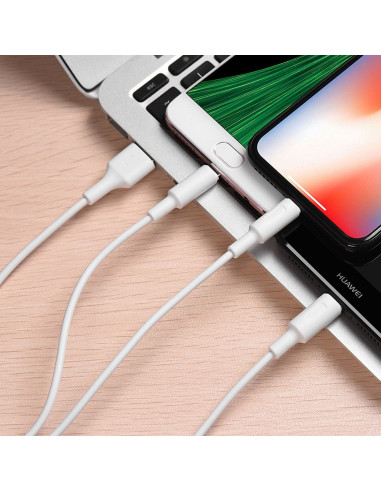 Chargeur HOCO Type C + câble Type C vers Type C PD QC 30W GaN N43 bleu