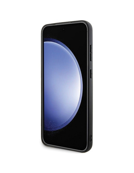 Véritable KARL LAGERFELD Case KLHCS24MPSAKCMPG pour SAMSUNG S24 Plus (SAFFIANO KC PIN) gris