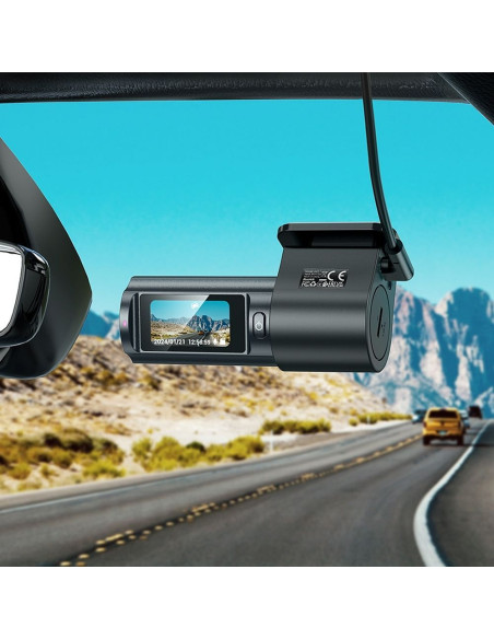 Caméra de voiture HOCO avec écran 2K DV7 noir