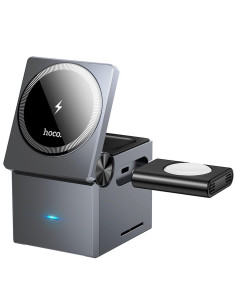 HOCO wireless charger 3in1 compatible with MagSafe 15W CQ8 black