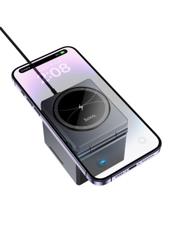 HOCO wireless charger 3in1 compatible with MagSafe 15W CQ8 black