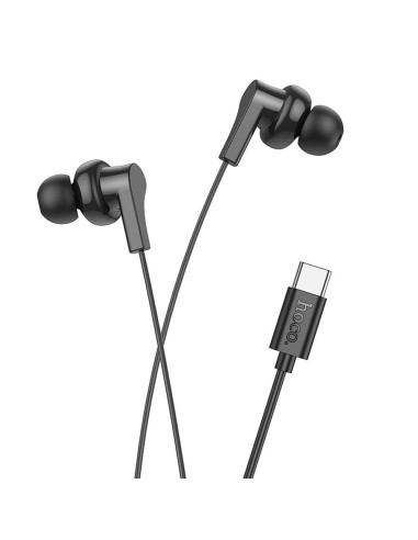 Écouteurs HOCO Type C avec microphone M114 noir