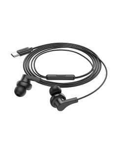 Écouteurs HOCO Type C avec microphone M114 noir 2