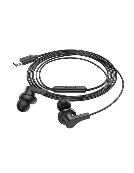 Écouteurs HOCO Type C avec microphone M114 noir
