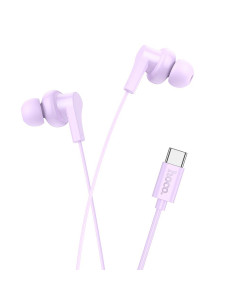 Écouteurs HOCO de type C avec microphone M114 violet