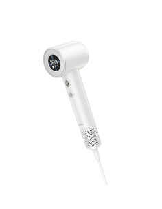 Sèche-cheveux HOCO à ionisation avec affichage digital HP10 blanc