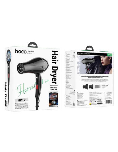 HOCO hair dryer HP12 black