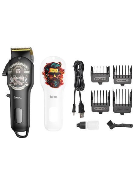 Tondeuse à cheveux HOCO avec affichage numérique HP20 noir
