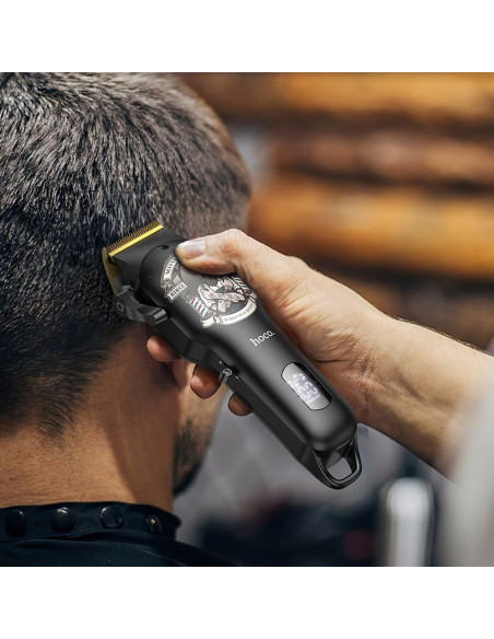 Tondeuse à cheveux HOCO avec affichage numérique HP20 noir