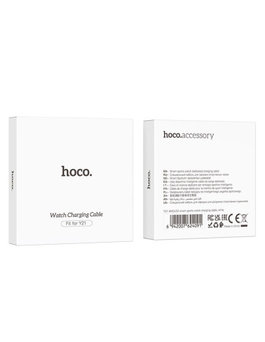 Câble de charge HOCO pour montre connectée Y21 0,6 m blanc