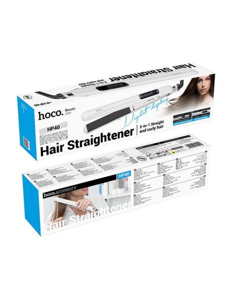 HOCO hair straightener HP40 white
