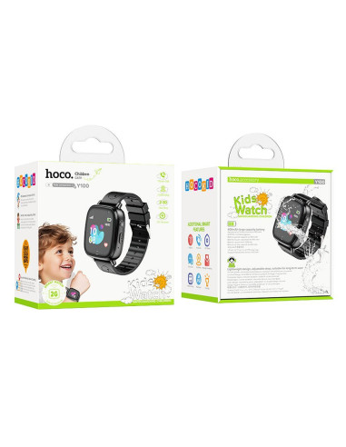 HOCO smartwatch for kids with call function Y100 black