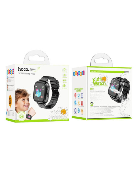 HOCO smartwatch for kids with call function Y100 black