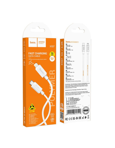 HOCO cable Type C to Lightning PD 27W X107 1 m white