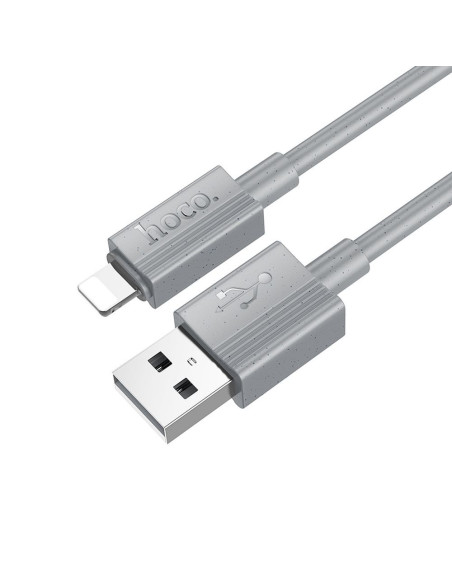 HOCO cable USB A to Lightning 2,4A X107 1 m gray
