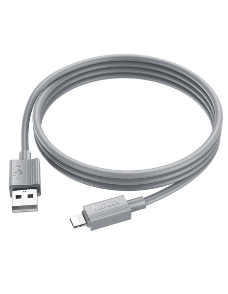 HOCO cable USB A to Lightning 2,4A X107 1 m gray
