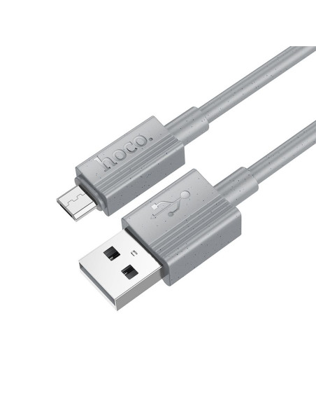 HOCO cable USB A to Micro USB 2,4A X107 1 m gray