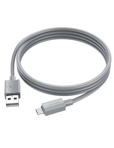 HOCO cable USB A to Micro USB 2,4A X107 1 m gray