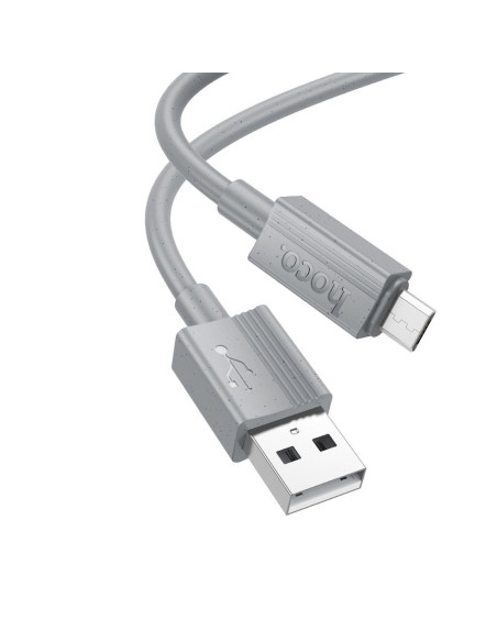 HOCO cable USB A to Micro USB 2,4A X107 1 m gray