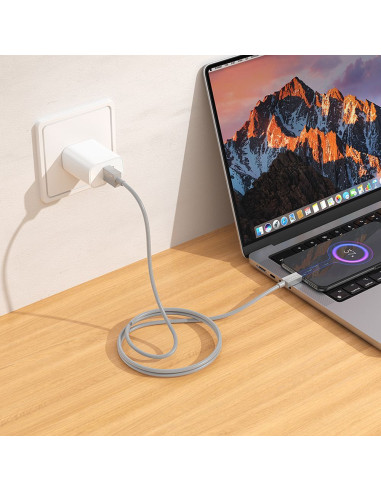 HOCO cable USB A to Micro USB 2,4A X107 1 m gray