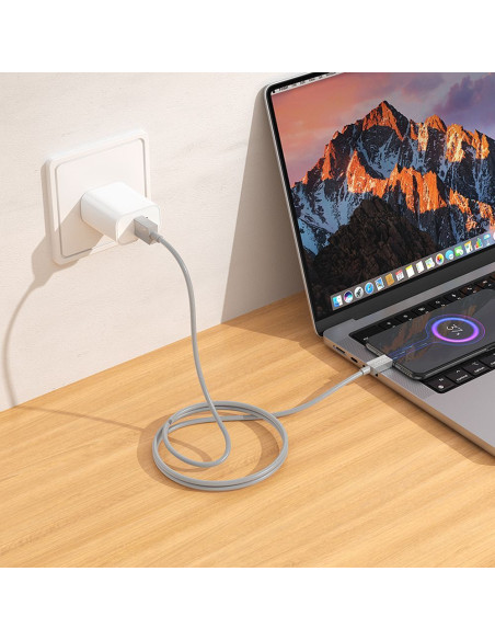 HOCO cable USB A to Micro USB 2,4A X107 1 m gray