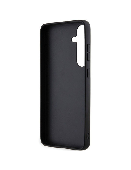 Véritable KARL LAGERFELD Case KLHCS24MGSAKCPK pour SAMSUNG S24 Plus (GRIPSTAND SAFFIANO KC PINS) noir