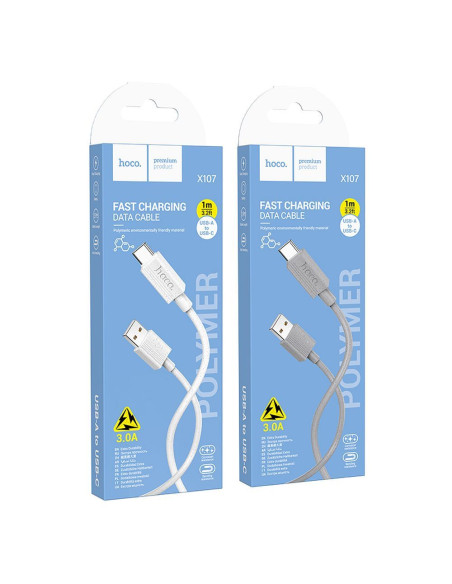 HOCO cable USB A to Type C 3A X107 1 m gray