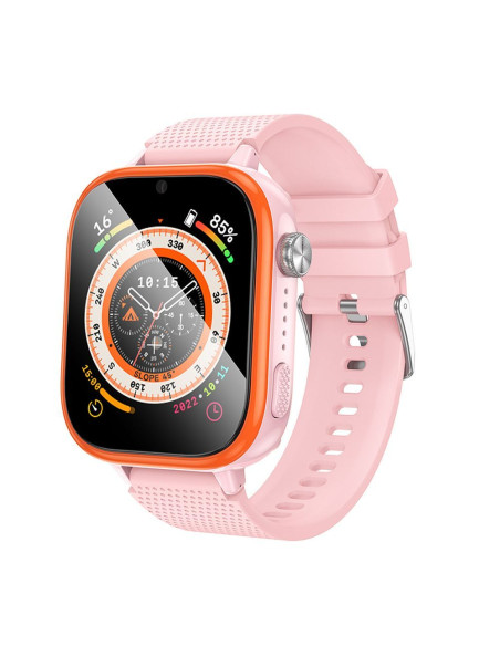 HOCO smartwatch for kids with call function 4G Y101 pink