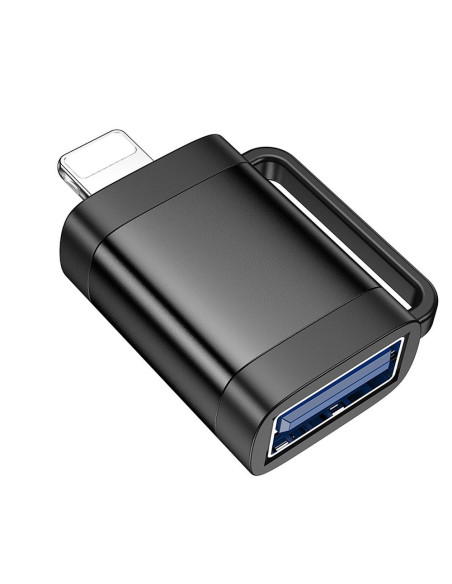 HOCO OTG Adaptateur Lightning (mâle) vers USB A (femelle) UA31A noir