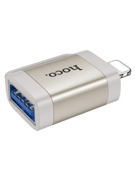 HOCO adapter OTG Lightning (male) to USB A (female) UA31A gray