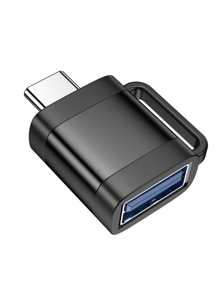 HOCO adapter OTG Type C (male) to USB A (female) 3A UA31C black