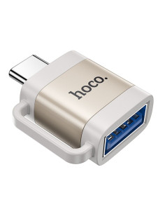 HOCO adapter OTG Type C (male) to USB A (female) 3A UA31C gray