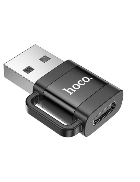 HOCO OTG Adaptateur USB A (mâle) vers Type C (femelle) 3A UA31D noir