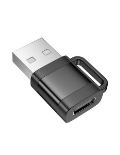 HOCO OTG Adaptateur USB A (mâle) vers Type C (femelle) 3A UA31D noir 2