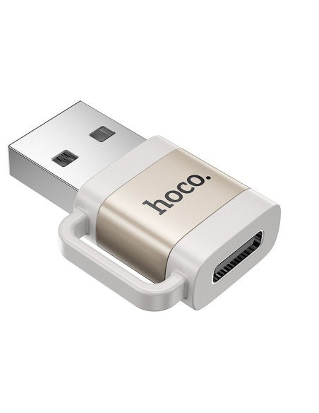 HOCO adapter OTG USB A (male) to Type C (female) 3A UA31D gray