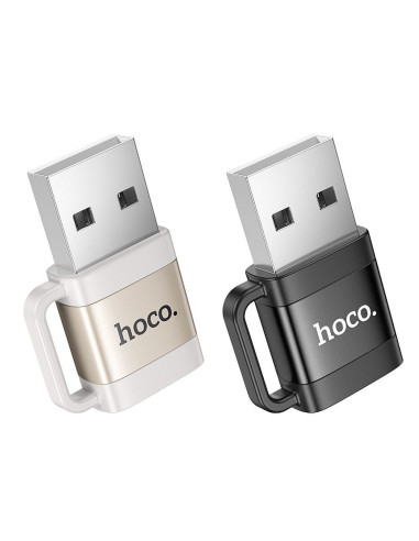 HOCO adapter OTG USB A (male) to Type C (female) 3A UA31D gray