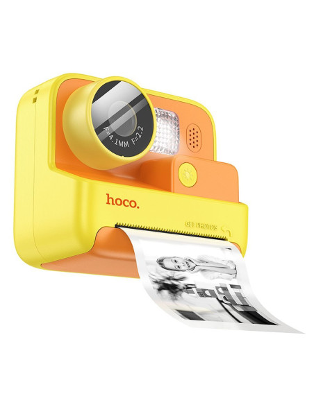 HOCO digital kids camera with printer DV200 yellow