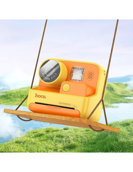 HOCO digital kids camera with printer DV200 yellow