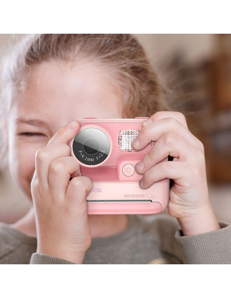 HOCO digital kids camera with printer DV200 pink
