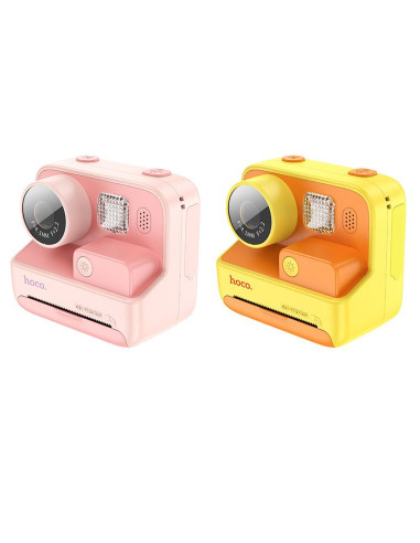 HOCO digital kids camera with printer DV200 pink