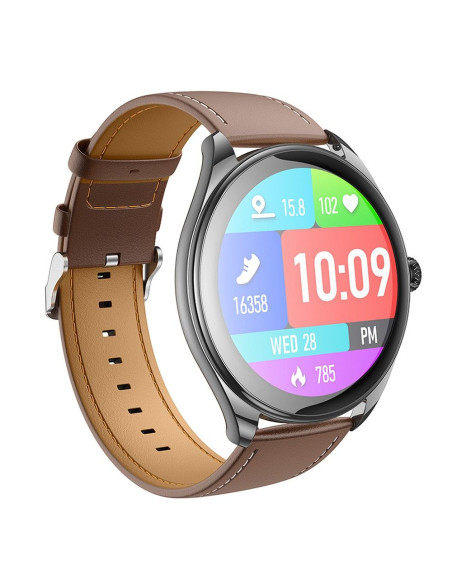 HOCO smartwatch avec fonction de conversation AMOLED Y22 noir