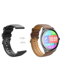 HOCO smartwatch avec fonction de conversation AMOLED Y22 noir 2